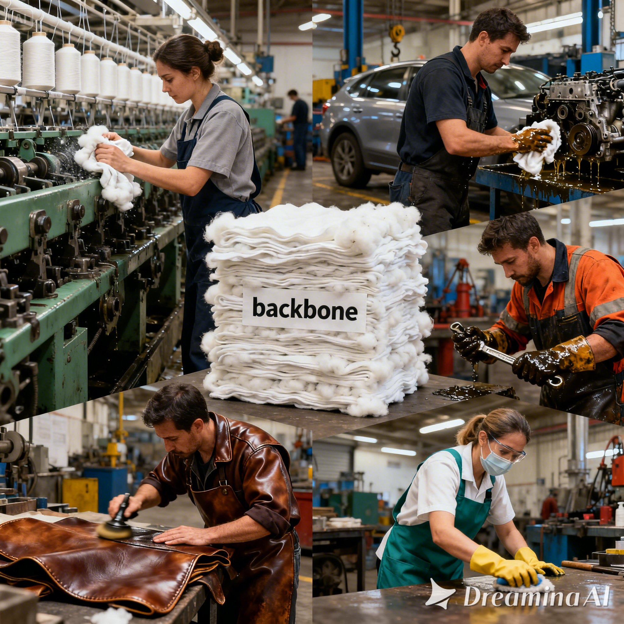 The Hidden Backbone of Industry Cotton Rags Across 10 Sectors